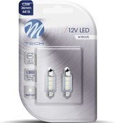 M-Tech LED C5W 12V 36mm - Basis 3x Led diode - Wit - Set