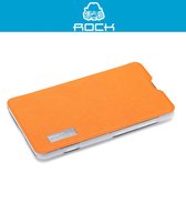 Rock Elegant Side Flip Case Orange Nokia Lumia 625