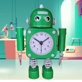 De Professor en Kwast - Digitale Kinderwekker Robot (Groen)