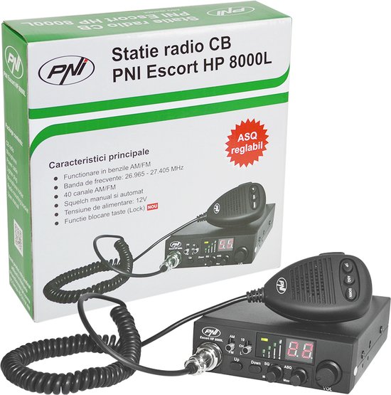 PNI HP8000L - 27MC - CB - Convivial - Compact - Prise allume-cigare - ASQ