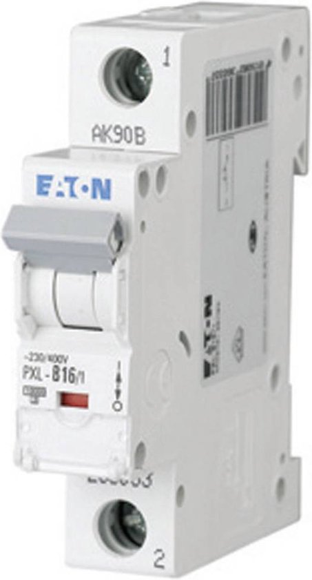 Foto: Eaton 236033 pxl b16 1 zekeringautomaat 1 polig 16 a 230 v ac