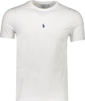 Polo Ralph Lauren  T-shirt Wit Aansluitend - Maat M - Heren - Lente/Zomer Collectie - Katoen