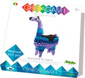 Creagami M: LAMA Origami 3D, 347-delig, doos 21x21x3cm. Made in Italy, 7+