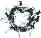 20 warmwitte led kerstkaars Indoor Fairy Lights met boomclips