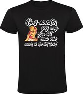 Ons moeder zeej nog doe da nou niet maar ik dee het toch Heren t-shirt | Jan Biggel | borrel | feest | carnaval | grappig | cadeau | Zwart