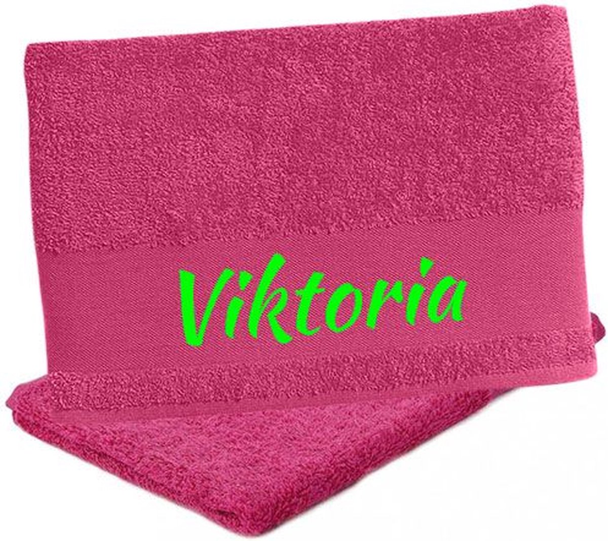 Handdoek met naam – 50×30-Valentijn Cadeautje Voor Hem En Haar