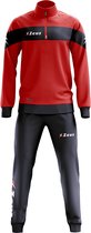 Trainingspak Zeus Tuta Marte, navy Blauw/ Rood,zakken met rits !, maat XL