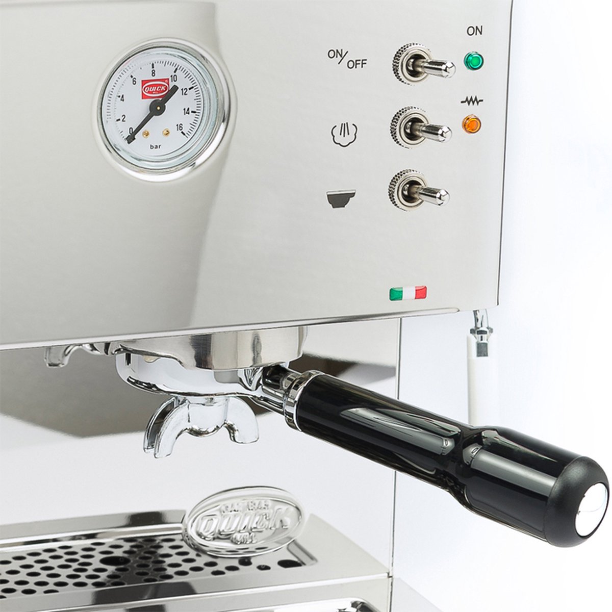 Quick Mill 3035 Pistonmachine met Geïntegreerde Koffiemolen - afbeelding 2