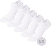 Healthy Seas Socks - 5-pack Duurzame Sneakersokken - Wit - Plaice - Maat 36 - 40