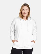 SAMOON Dames Hoodie met bandjes met tekst