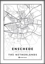 Citymap Enschede - Stadsposter 30x40