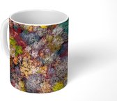 Mok - De loofbomen met herfstkleuren aan de takken - 350 ML - Beker - Uitdeelcadeautjes