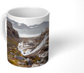 Mok - Rendier hoorn op toendra - 350 ML - Beker - Uitdeelcadeautjes