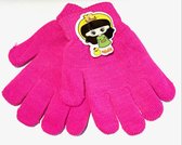 Winter pleasure - handschoenen - one size -  voor Dames en grotere kinderen - Roze