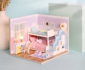 Miniatuur - Sweet dream bedroom - kinder slaapkamer - met lijm