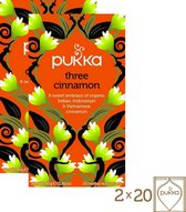 Pukka thee - Three Cinnamon - Voordeelverpakking - 2 x 20 zakjes