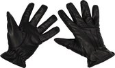 MFH - leren handschoenen - "Safety" - Zwart - snijbestendig - MAAT S