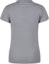 Indian Blue meiden t-shirt Rib Stripe Fresh Navy