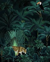 Komar Jungle Night Vlies Fotobehang 200x250cm 4-Banen