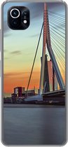 Geschikt voor Xiaomi Mi 11 hoesje - Rotterdam - Erasmus - Zonsondergang - Siliconen Telefoonhoesje
