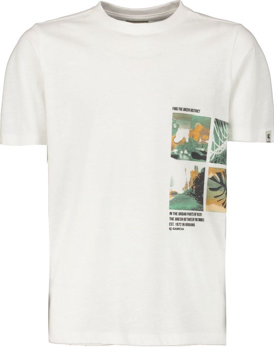 GARCIA Jongens T-shirt Wit - Maat 140/146