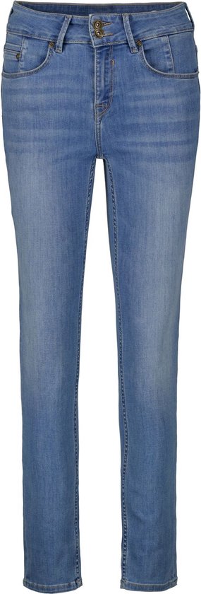 GARCIA Caro Curved Dames Slim Fit Jeans Blauw - Maat W36 X L32