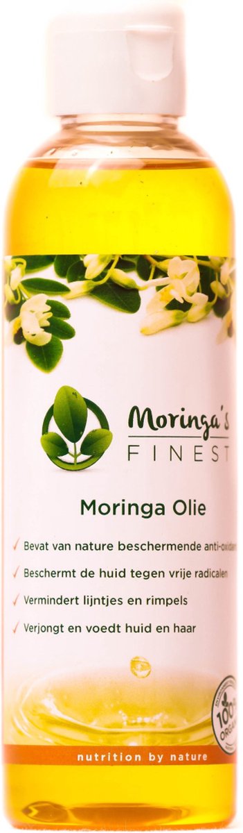 Moringa's Finest - Moringa Olie Flacon koud geperst - 200ml
