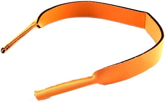 Cordon à lunettes - Sangle à lunettes - Sports - Sports nautiques - Néoprène - Orange