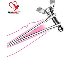 Verstelbare penis plug - RVS - Dilator - Urethrale stimulatie - 6MM