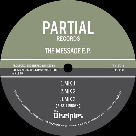 The Disciples - The Message (10" LP)