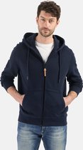 camel active Sweaterjack met capuchon in zuiver katoen