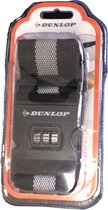 Ceinture de bagage Dunlop - Ceinture de bagage avec serrure à combinaison à 3 chiffres - Zwart Grijs
