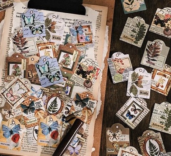 Journaling Stickers - Nature Tags - Bulletjournal sticker - 46 stuks ...