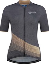 Rogelli Peace Fietsshirt - Korte Mouwen - Dames - Grijs, Goud - Maat S