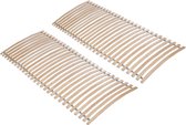 Mister Sandman - Tweedelige Lattenbodem - 160x200 (2x 80x200) - Set voor elk bedframe