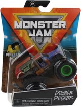 Monster Jam 1:64 Die-cast met Wheelie Bar Double Decker