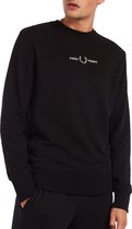 Fred Perry - Sweater Logo M2644 Zwart - L - Regular-fit