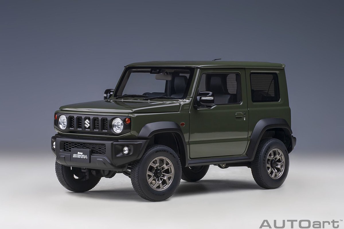 SUZUKI JIMNY × SEICO  FOREST MODEL AUTOart 1/18 Suzuki Jimny Sierra (JB74), Jungle Green | bol