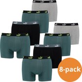 Puma Boxershorts Promo Solid 8-pack Grey Combo