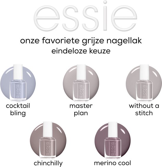essie® - original - 77 chinchilly - grijs - glanzende nagellak - 13,5 ml