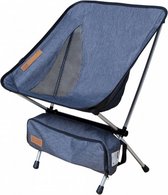 campingstoel Morningbird 66 cm aluminium/polyester blauw
