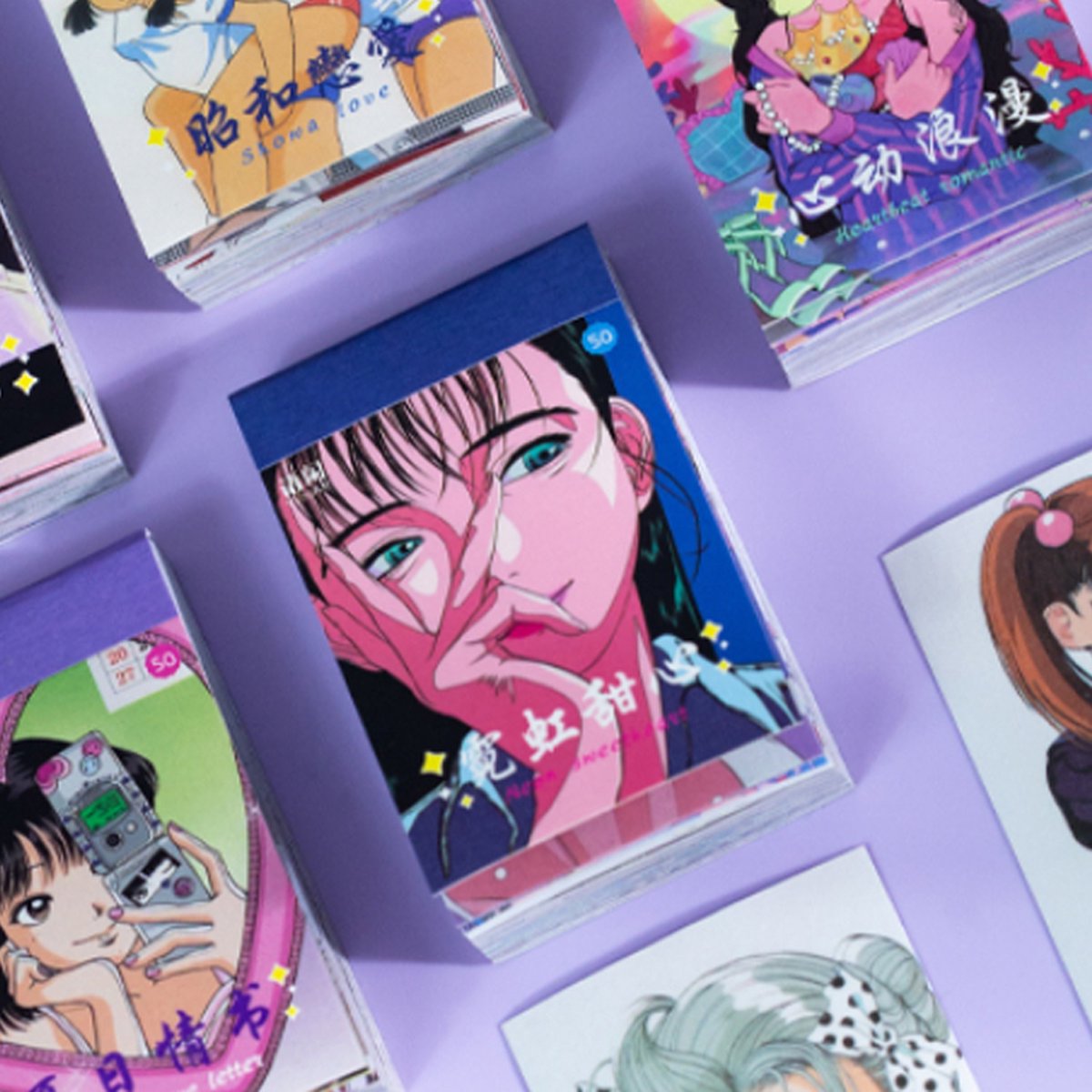 Manga & Anime Stickers 50 stickers – Bullet Journal, Planner & Scrapbook Stickers – Sinterklaas & Kerstcadeau – Schoencadeau – Cadeaus onder €5