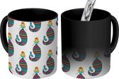 Magische Mok - Foto op Warmte Mokken - Koffiemok - Meisjes - Zeemeermin - Patronen - Girl - Kids - Kinderen - Magic Mok - Beker - 350 ML - Theemok