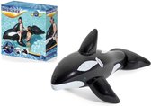 Bestway Orka - opblaasbaar zwembadspeelgoed - kind - 203x103 cm - zwart wit