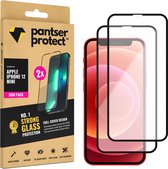 DUO-PACK - 2x Pantser Protect™ Glass Screenprotector voor iPhone 12 Mini - Case Friendly - Premium Pantserglas - Glazen Screen Protector