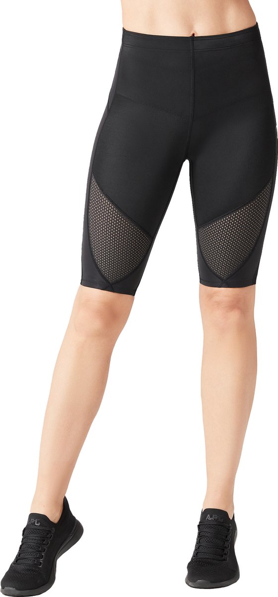 CW-X - Stabilyx Compressiebroek – hardloopbroek – vrouw - core ondersteuning - voetbal - hockey - Zwart - maat L