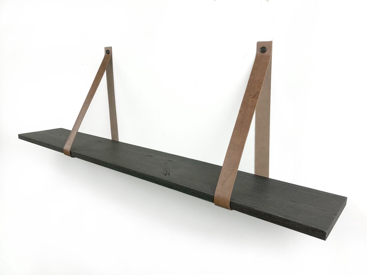 Wandplank van steigerhout Old-look bestel je online bij MeubelZwagerij