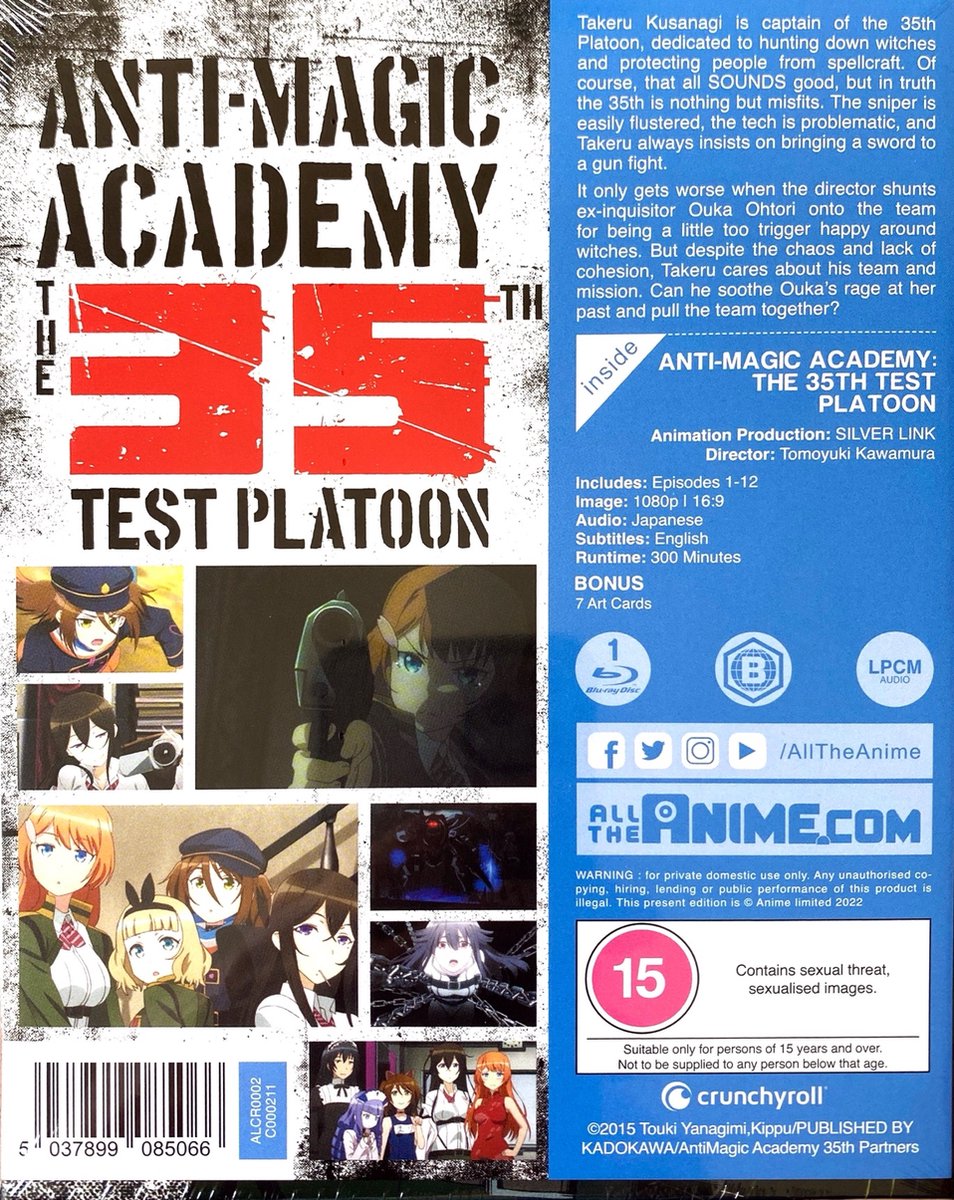 AntiMagic Academy 35th Test Platoon - New Promotional Video and Visual  Unveiled