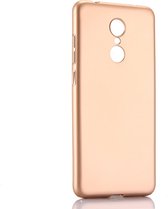 Hoesje geschikt voor iPhone SE 2022 - Backcover - Hardcase - Extra dun - TPU - Goud