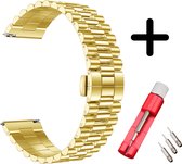 Fossil Gen 5 Presidential bandje staal goud + toolkit